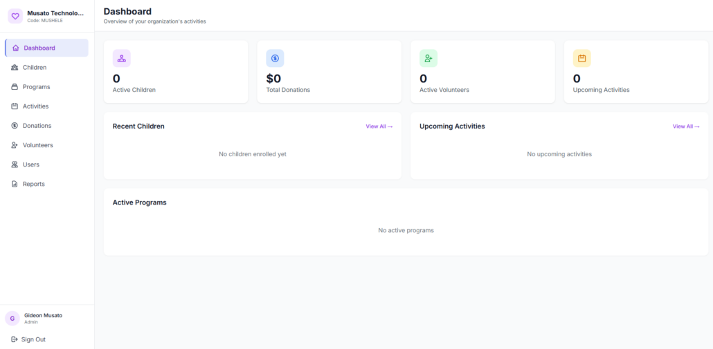 NGO Management System