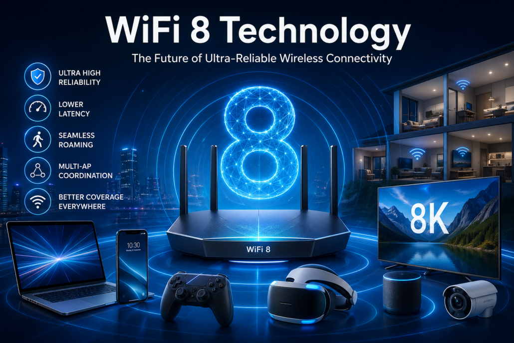 WiFi 8 Technology: The Future of Ultra-Reliable Wireless Connectivity