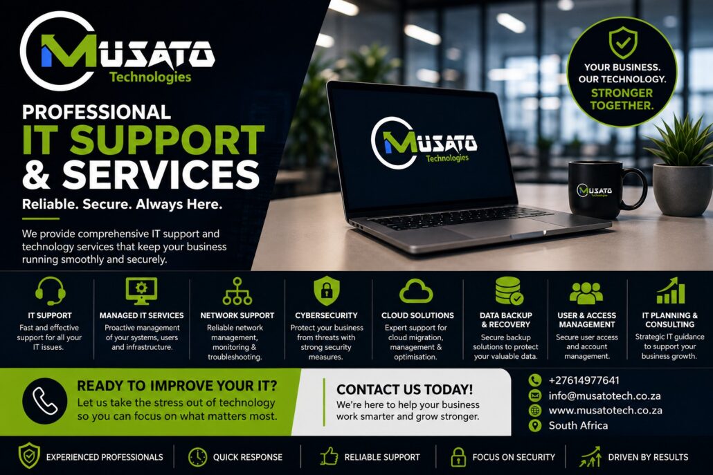 IT Support and Services Company – Musato Technologies