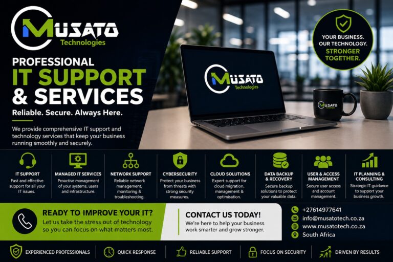 IT Support and Services Company – Musato Technologies