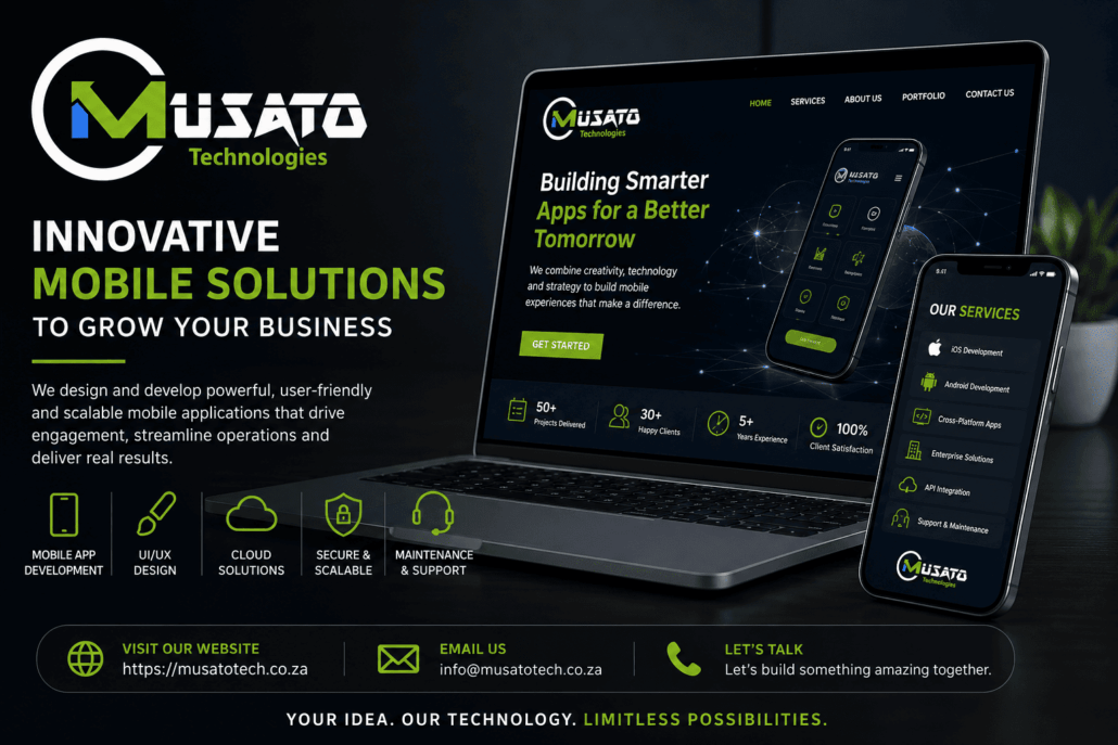 Mobile App Development Company – Musato Technologies the leading IT company