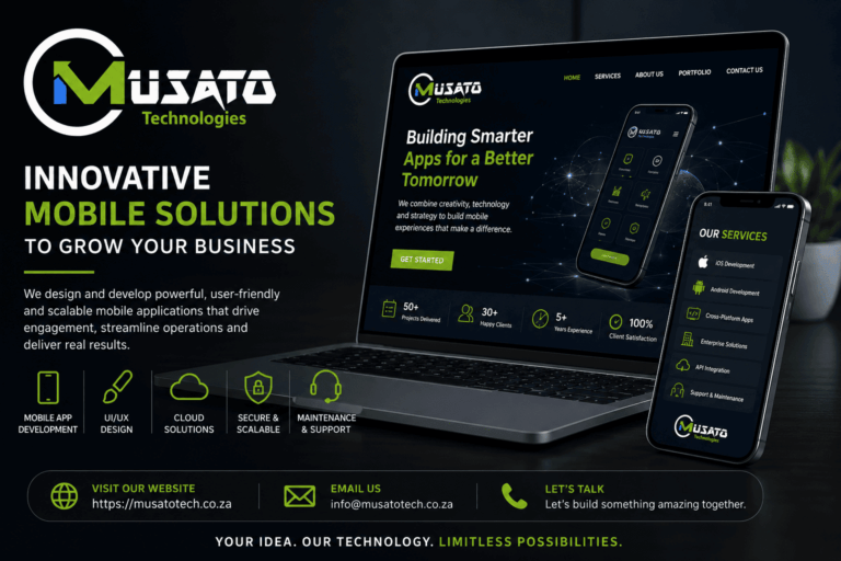 Mobile App Development Company – Musato Technologies the leading IT company