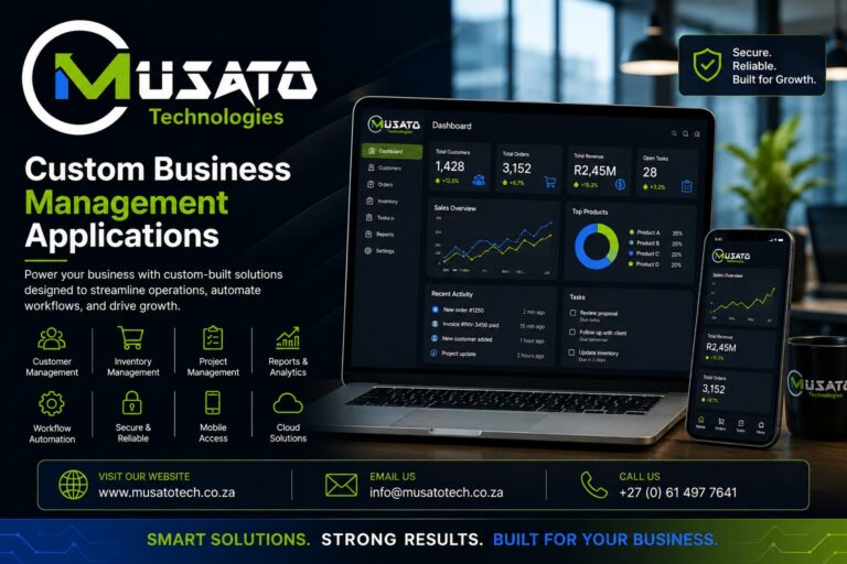 Custom Business Management Application
